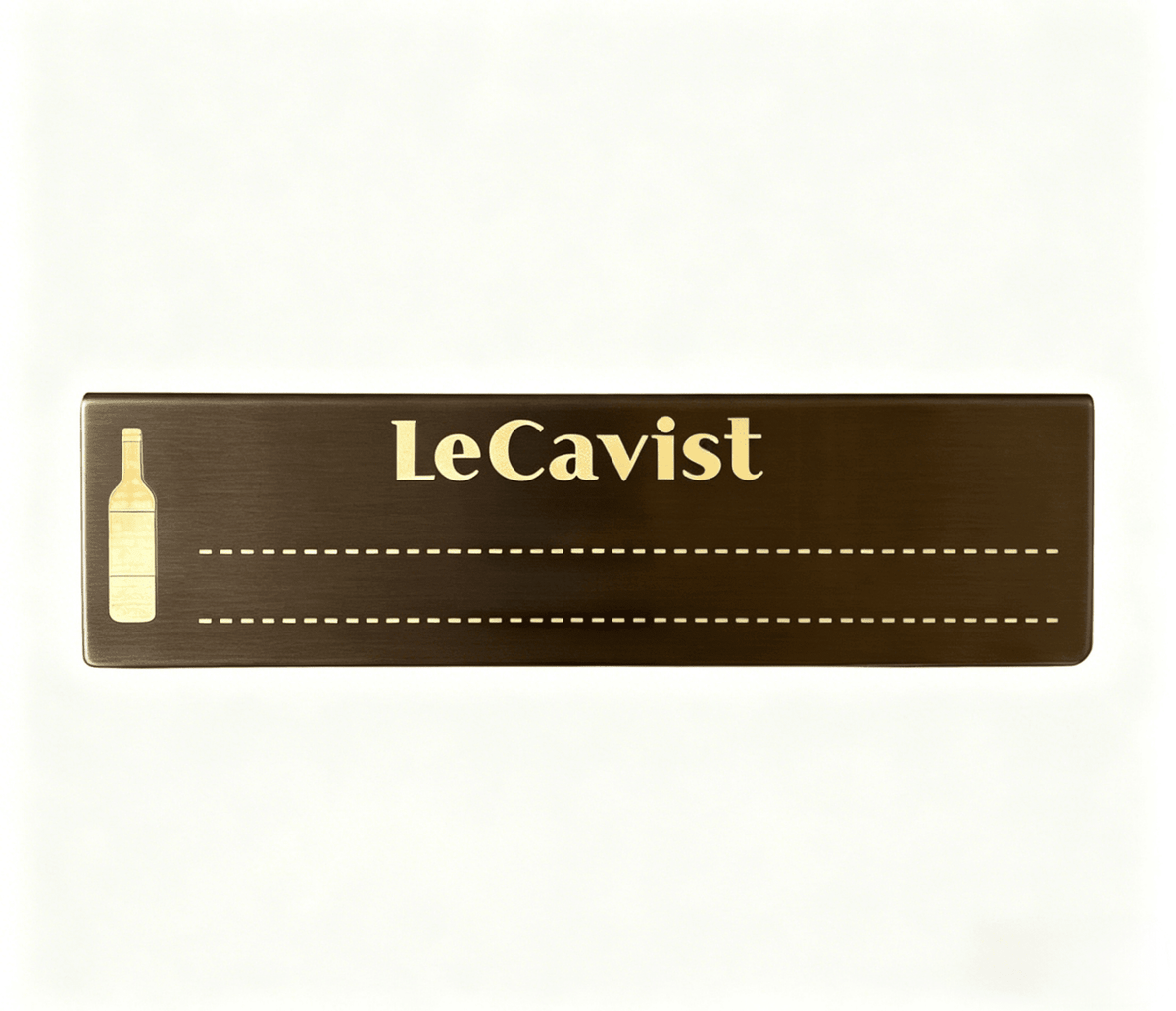 LECAVIST Metal Wine Label - LCMETLABEL - LeCavist NZ