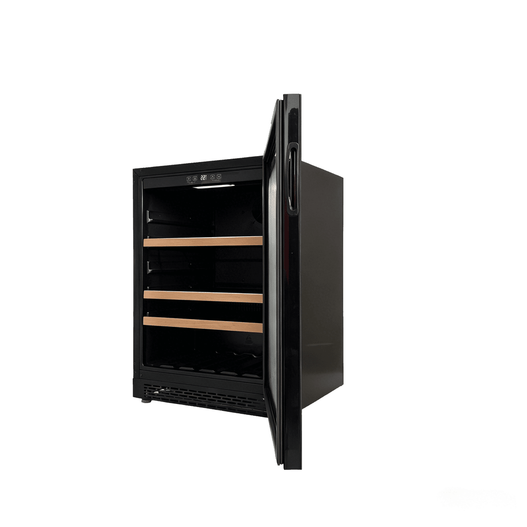 PRODUCT: LECAVIST Wine and Beverage Cabinet - 140L - Black (LJ140BC) PRE-ORDER - Built-In - LeCavist Wine Cabinets