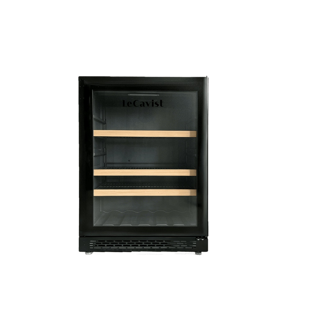 PRODUCT: LECAVIST Wine and Beverage Cabinet - 140L - Black (LJ140BC) PRE-ORDER - Built-In - LeCavist Wine Cabinets