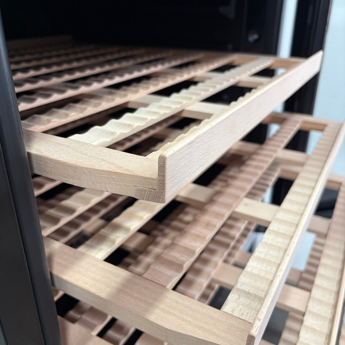 LECAVIST Wine Cabinet - 133 Bottle - Triple Zone with Beverage Drawers - Built-in - Black (LCS458VN2DP) - LeCavist NZ