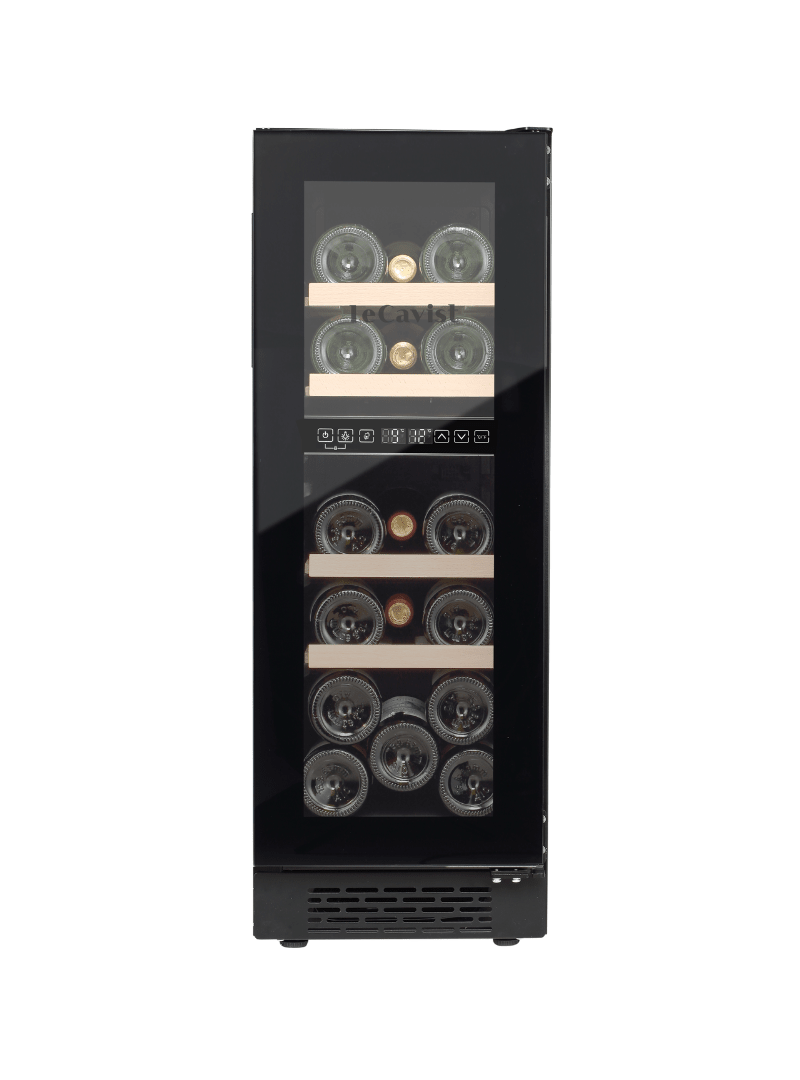 LECAVIST 17 Bottle Wine Cabinet Dual Zone LJ17VN2ZBU - Built - In - Lecavist AU
