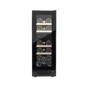 LECAVIST Wine Cabinet - 17 Bottle - Dual Zone - Built-In - Black (LJ17VN2ZBU)