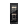 LECAVIST Wine Cabinet - 17 Bottle - Dual Zone - Built-In - Black (LJ17VN2ZBU)