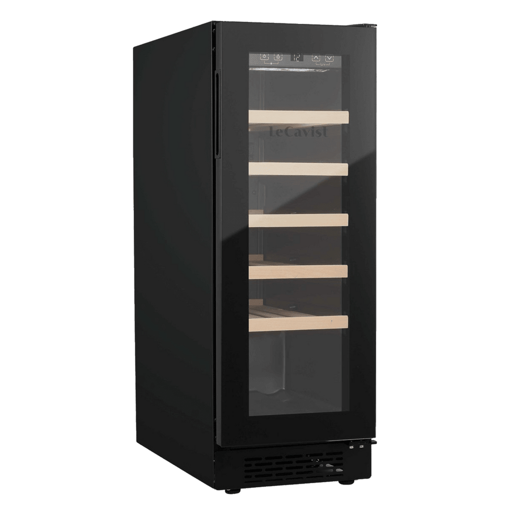 PRODUCT: LECAVIST Wine Cabinet - 20 Bottle - Single Zone - Built-In - Black (LJ20VNBU) - Built-In - LeCavist Wine Cabinets
