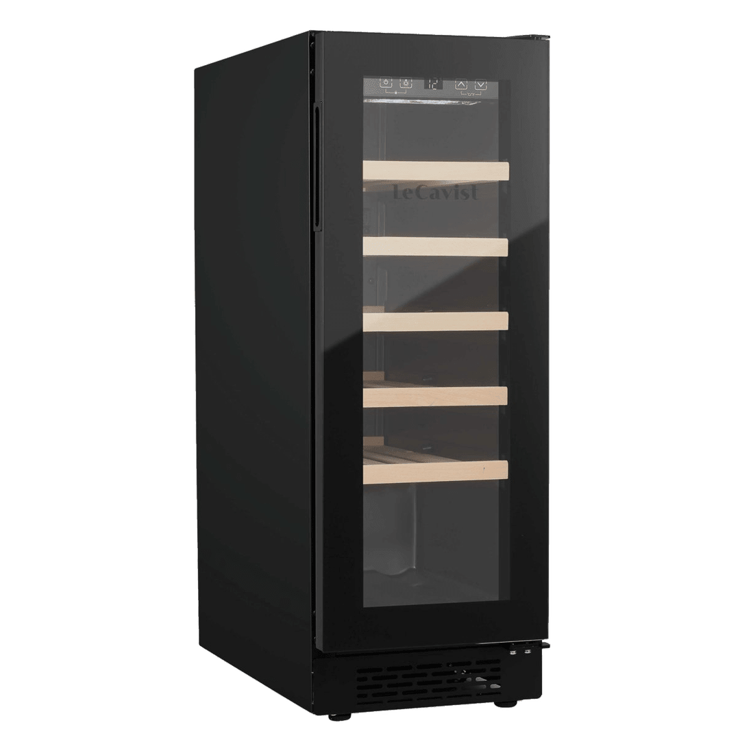 PRODUCT: LECAVIST Wine Cabinet - 20 Bottle - Single Zone - Built-In - Black (LJ20VNBU) - Built-In - LeCavist Wine Cabinets