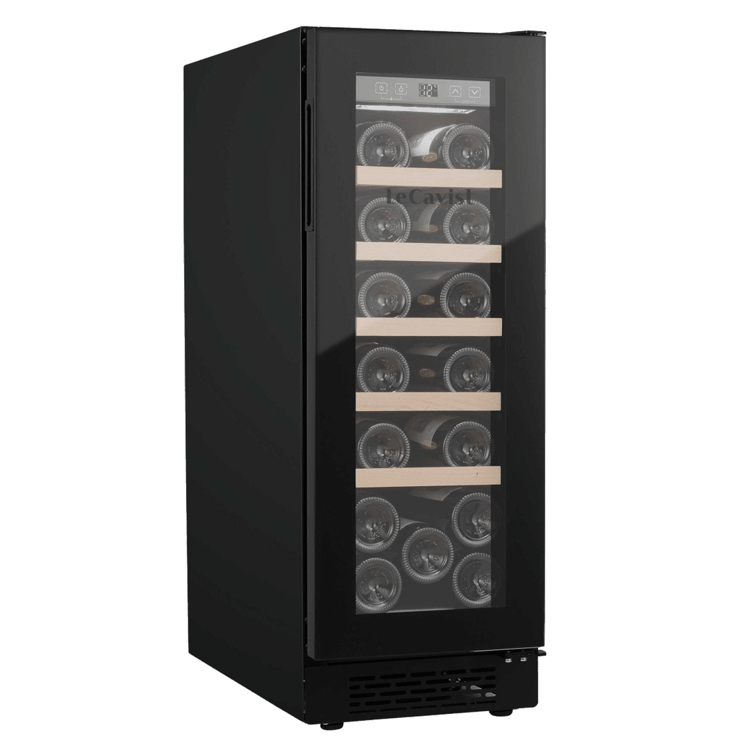 PRODUCT: LECAVIST Wine Cabinet - 20 Bottle - Single Zone - Built-In - Black (LJ20VNBU) - Built-In - LeCavist Wine Cabinets