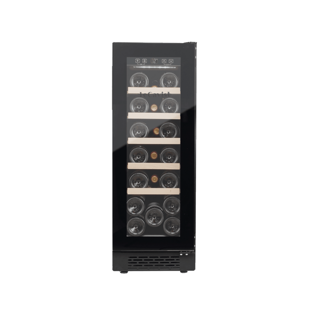 PRODUCT: LECAVIST Wine Cabinet - 20 Bottle - Single Zone - Built-In - Black (LJ20VNBU) - Built-In - LeCavist Wine Cabinets