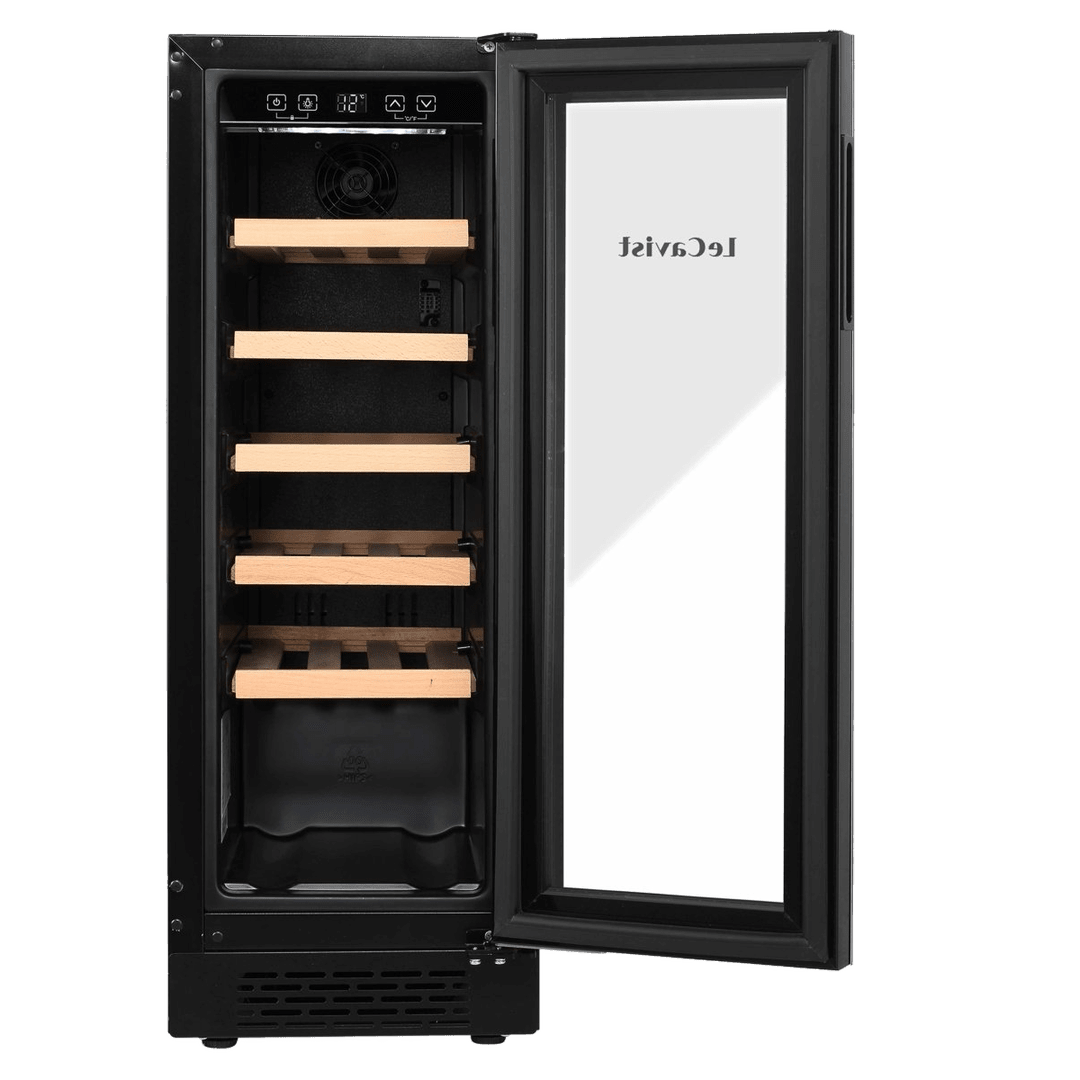 PRODUCT: LECAVIST Wine Cabinet - 20 Bottle - Single Zone - Built-In - Black (LJ20VNBU) - Built-In - LeCavist Wine Cabinets