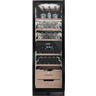 LECAVIST Wine Cabinet - 209 Bottle - Dual Zone - Built-In - Black (LCS210VN2ZBI)
