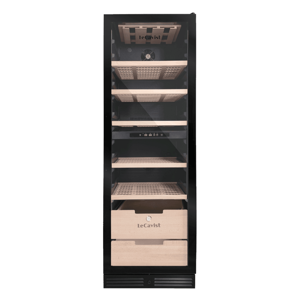 PRODUCT: LECAVIST Wine Cabinet - 209 Bottle - Dual Zone - Built-In - Black (LCS210VN2ZBI) PRE-ORDER - Built-In - LeCavist Wine Cabinets