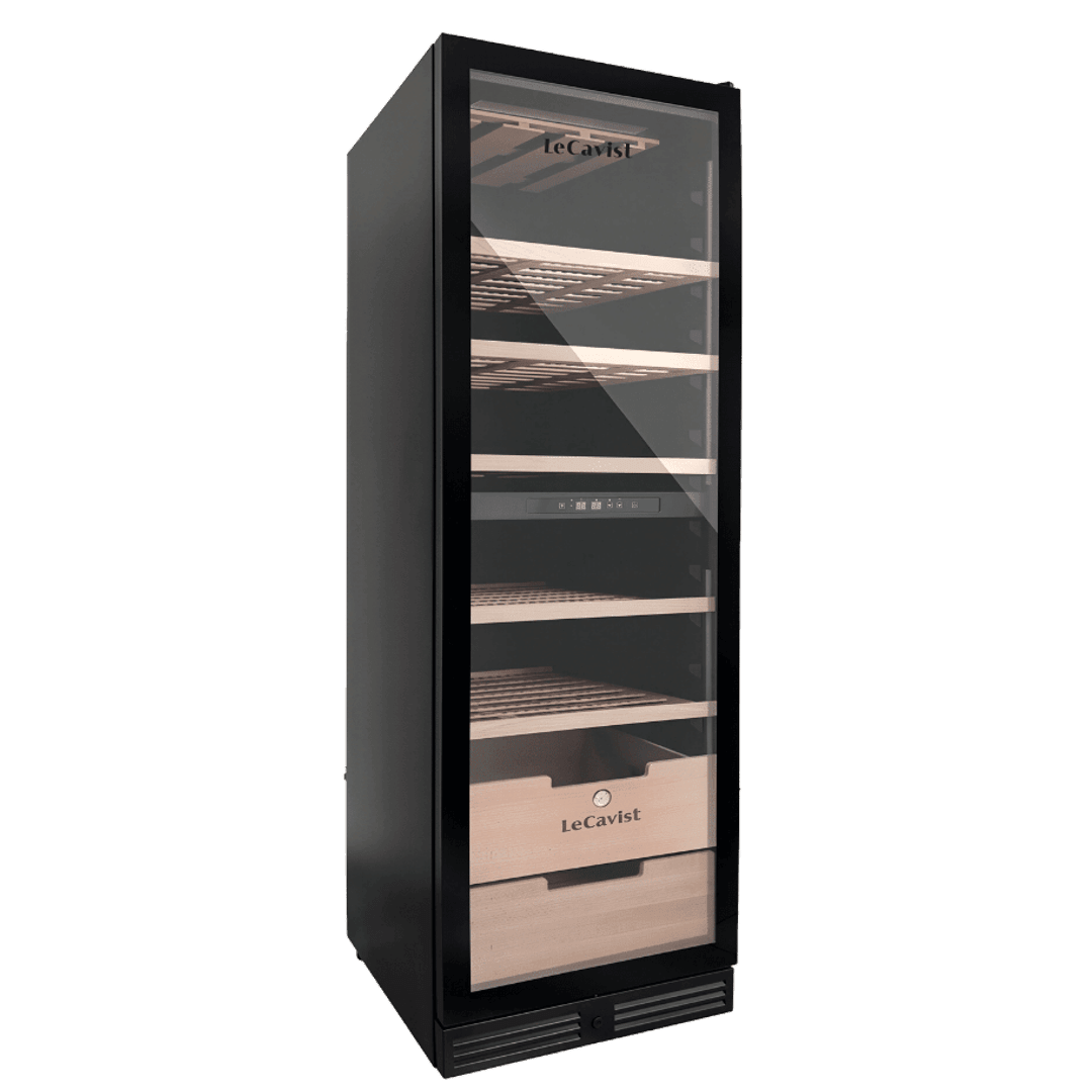 PRODUCT: LECAVIST Wine Cabinet - 209 Bottle - Dual Zone - Built-In - Black (LCS210VN2ZBI) PRE-ORDER - Built-In - LeCavist Wine Cabinets