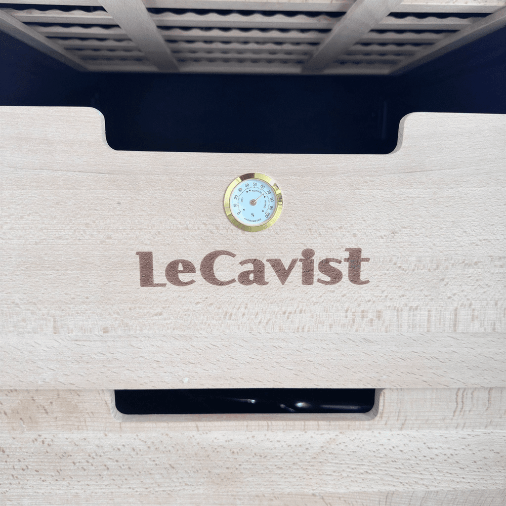 INSIDE: LECAVIST Wine Cabinet - 209 Bottle - Dual Zone - Built-In - Black (LCS210VN2ZBI) PRE-ORDER - Built-In - LeCavist Wine Cabinets