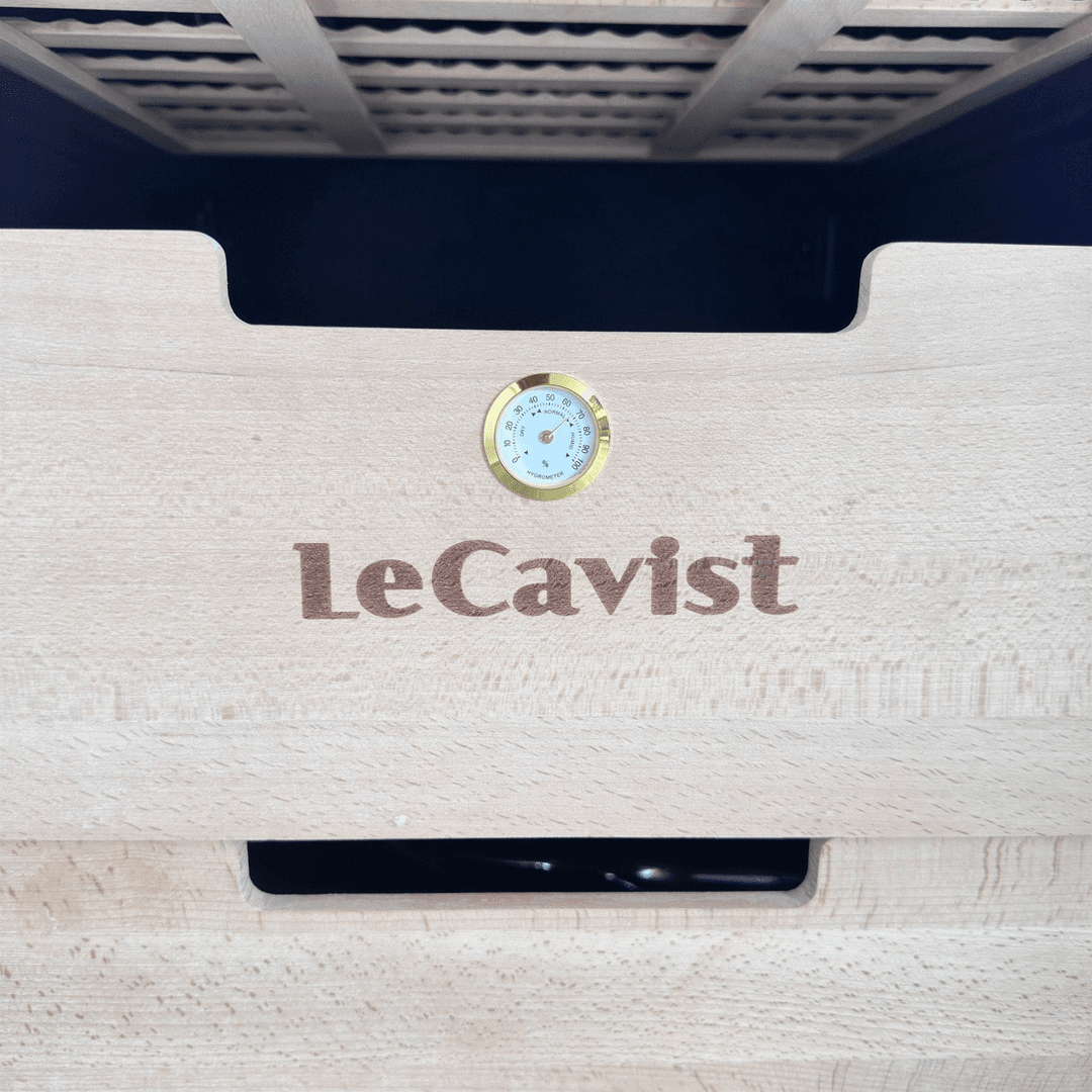 INSIDE: LECAVIST Wine Cabinet - 209 Bottle - Dual Zone - Built-In - Black (LCS210VN2ZBI) PRE-ORDER - Built-In - LeCavist Wine Cabinets