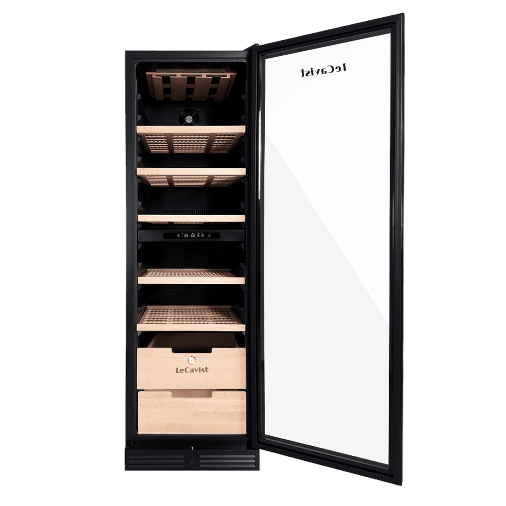 PRODUCT: LECAVIST Wine Cabinet - 209 Bottle - Dual Zone - Built-In - Black (LCS210VN2ZBI) PRE-ORDER - Built-In - LeCavist Wine Cabinets