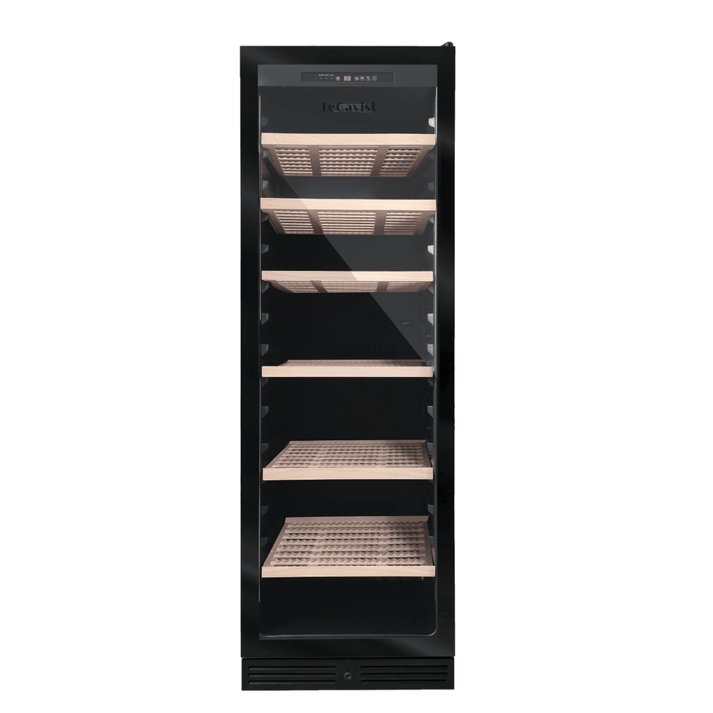 PRODUCT: LECAVIST Wine Cabinet - 209 Bottle - Single Zone - Built-In - Black (LCS220VN1ZBI) PRE-ORDER - Built-In - LeCavist Wine Cabinets