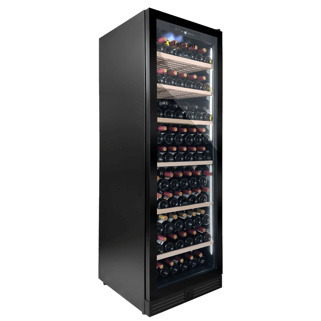 PRODUCT: LECAVIST Wine Cabinet - 209 Bottle - Single Zone - Built-In - Black (LCS220VN1ZBI) PRE-ORDER - Built-In - LeCavist Wine Cabinets
