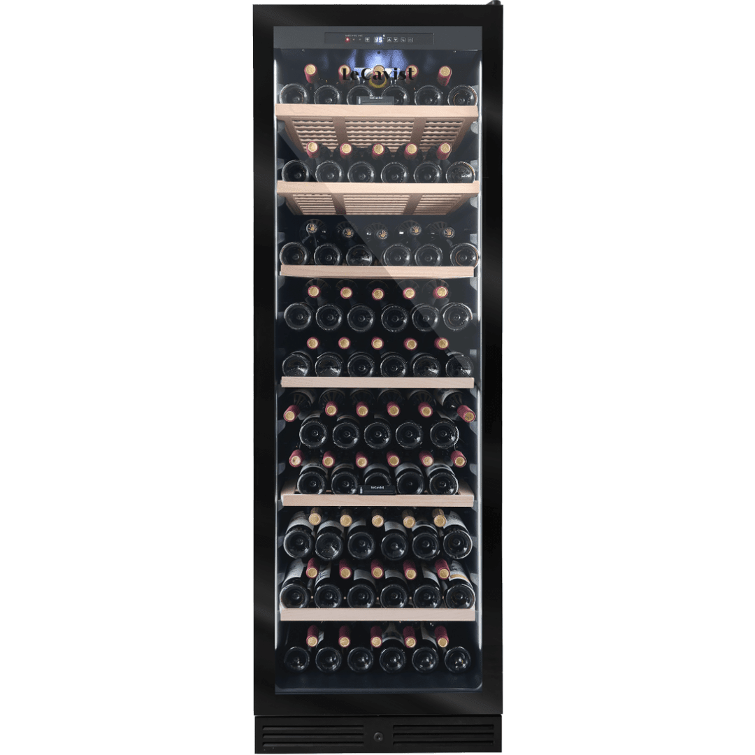 PRODUCT: LECAVIST Wine Cabinet - 209 Bottle - Single Zone - Built-In - Black (LCS220VN1ZBI) PRE-ORDER - Built-In - LeCavist Wine Cabinets