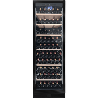 LECAVIST Wine Cabinet - 209 Bottle - Single Zone - Built-In - Black (LCS220VN1ZBI)