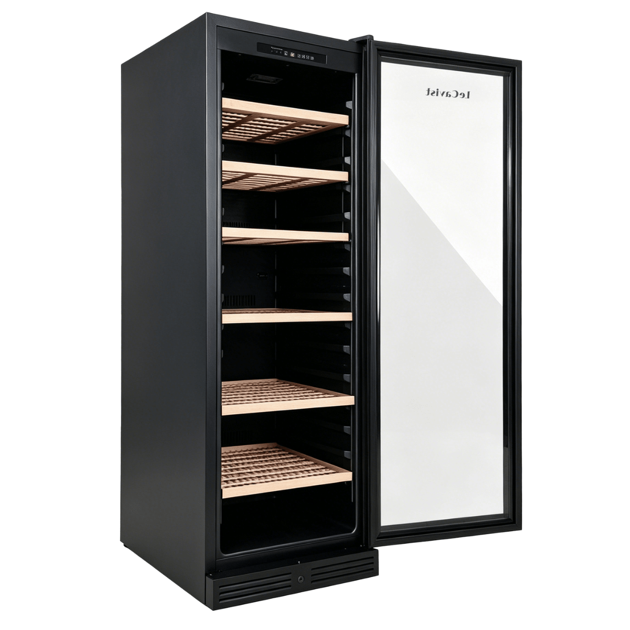 LECAVIST Wine Cabinet - 209 Bottle - Single Zone - Built - In - Black (LCS220VN1ZBI) PRE - ORDER - LeCavist NZ