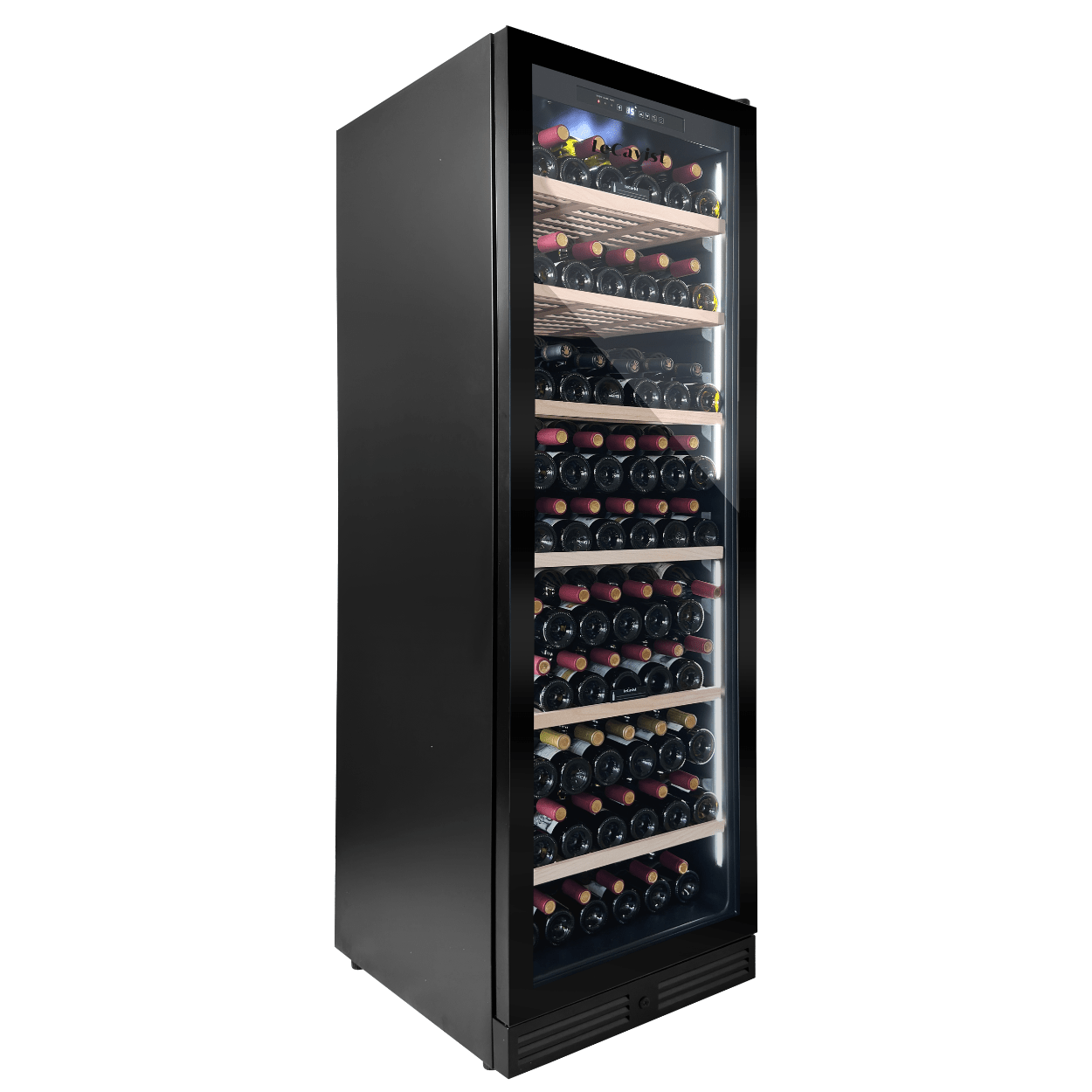 LECAVIST Wine Cabinet - 209 Bottle - Single Zone - Built - In - Black (LCS220VN1ZBI) PRE - ORDER - LeCavist NZ