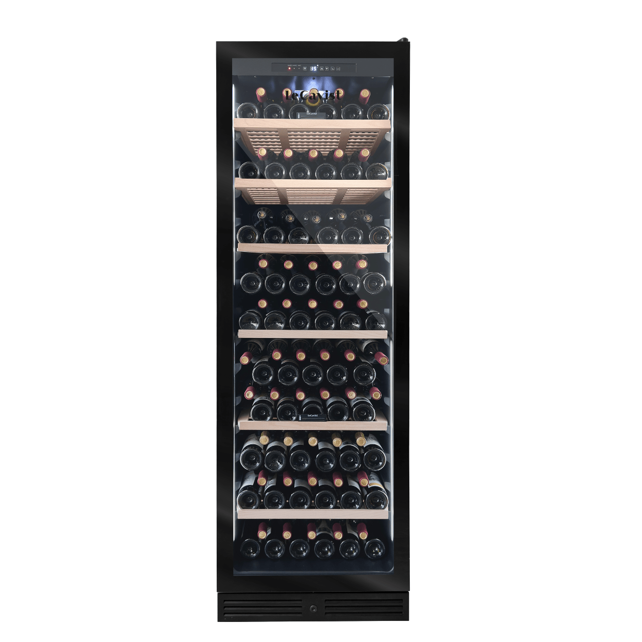 LECAVIST Wine Cabinet - 209 Bottle - Single Zone - Built - In - Black (LCS220VN1ZBI) PRE - ORDER - LeCavist NZ