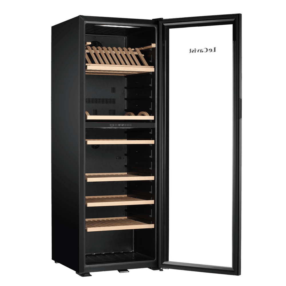PRODUCT: LECAVIST Wine Cabinet - 268 Bottle - Dual Zone - Freestanding - Black (LJ268VN2Z) - Freestanding - LeCavist Wine Cabinets