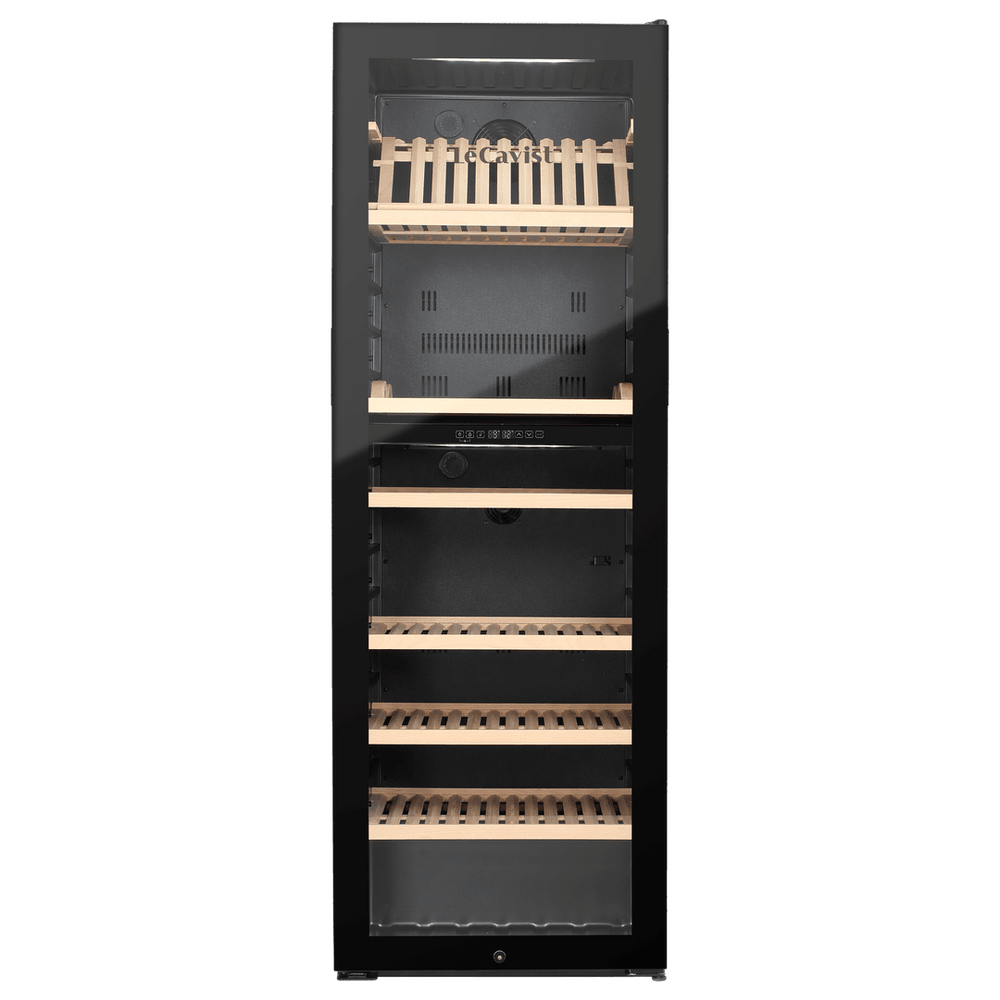 PRODUCT: LECAVIST Wine Cabinet - 268 Bottle - Dual Zone - Freestanding - Black (LJ268VN2Z) - Freestanding - LeCavist Wine Cabinets