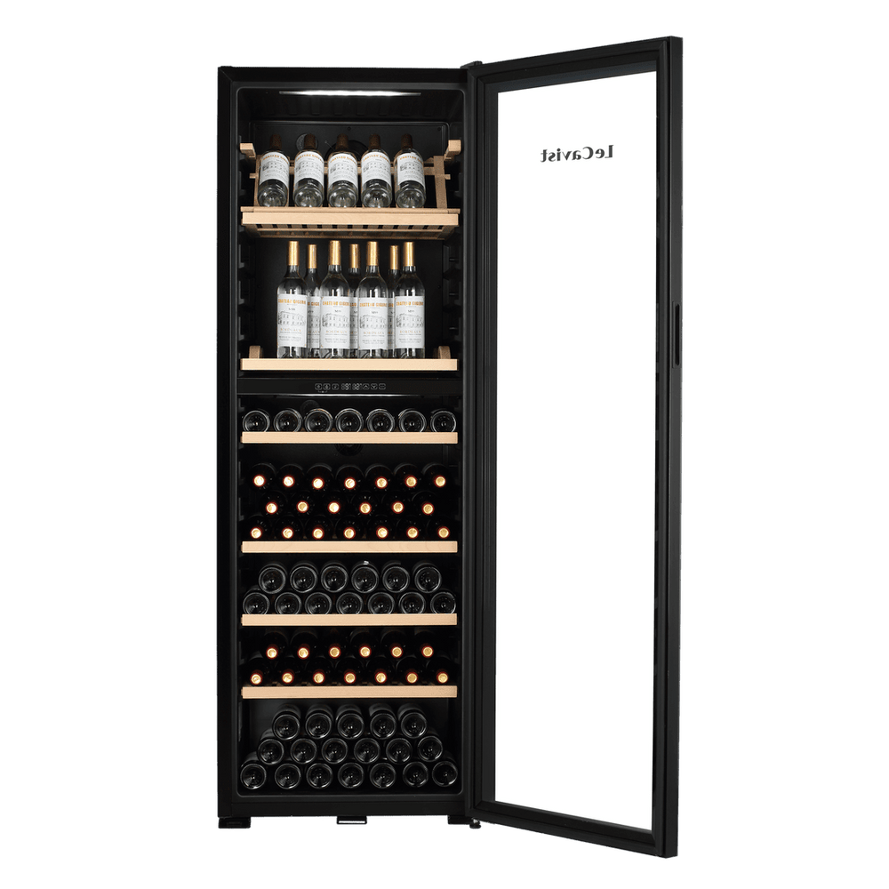 PRODUCT: LECAVIST Wine Cabinet - 268 Bottle - Dual Zone - Freestanding - Black (LJ268VN2Z) - Freestanding - LeCavist Wine Cabinets