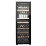 LECAVIST Wine Cabinet - 268 Bottle - Dual Zone - Freestanding - Black (LJ268VN2Z)