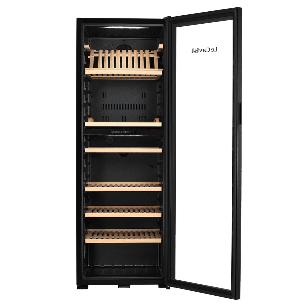 PRODUCT: LECAVIST Wine Cabinet - 268 Bottle - Dual Zone - Freestanding - Black (LJ268VN2Z) - Freestanding - LeCavist Wine Cabinets