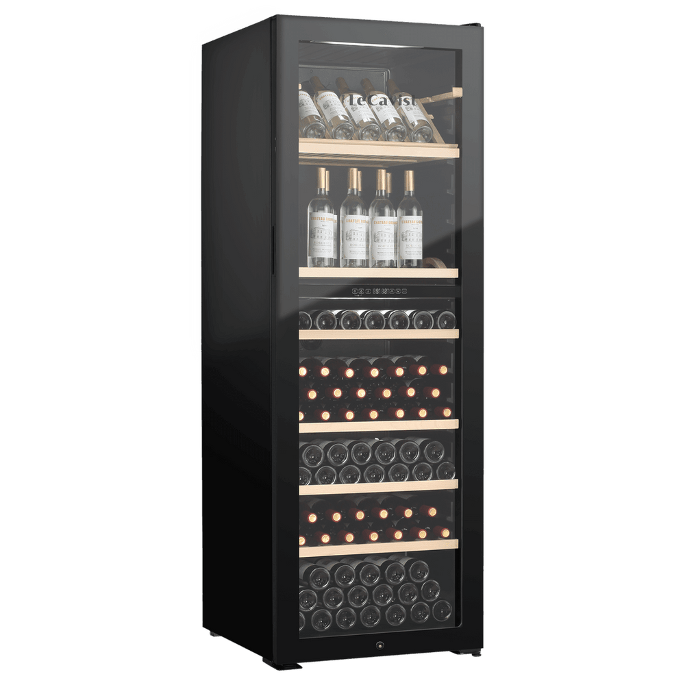 PRODUCT: LECAVIST Wine Cabinet - 268 Bottle - Dual Zone - Freestanding - Black (LJ268VN2Z) - Freestanding - LeCavist Wine Cabinets