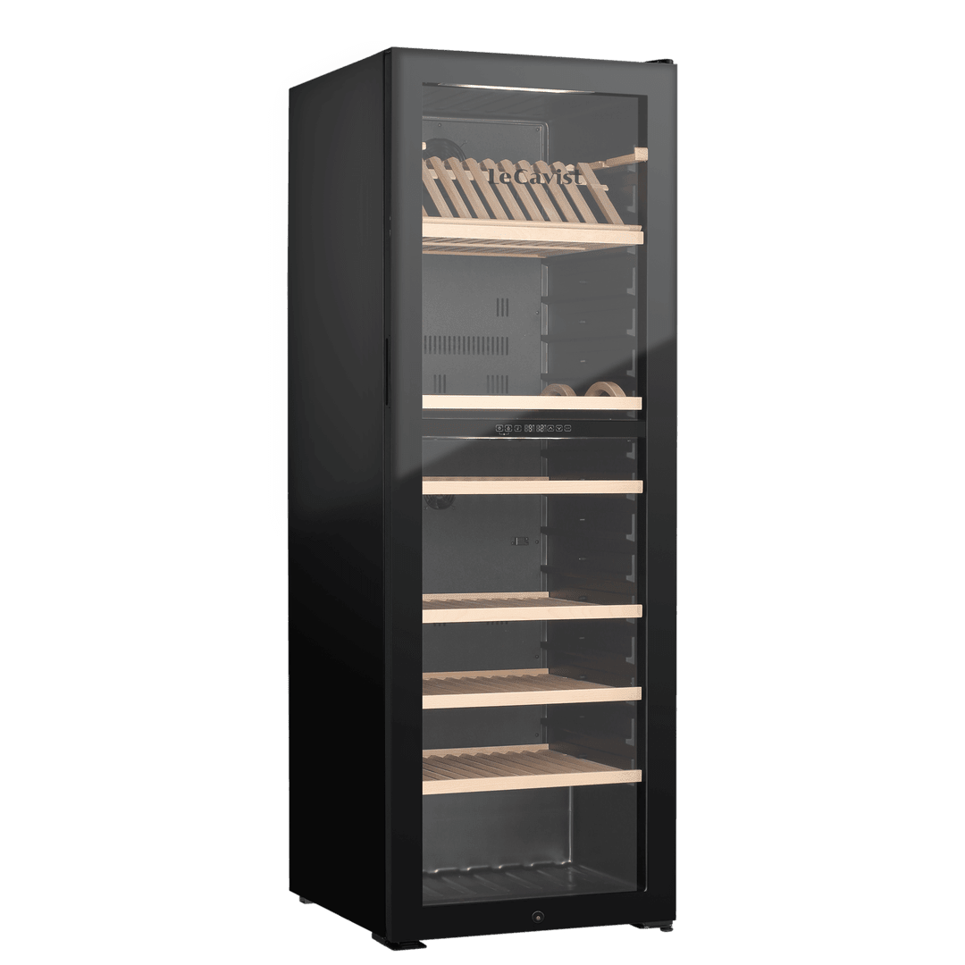 PRODUCT: LECAVIST Wine Cabinet - 268 Bottle - Dual Zone - Freestanding - Black (LJ268VN2Z) - Freestanding - LeCavist Wine Cabinets