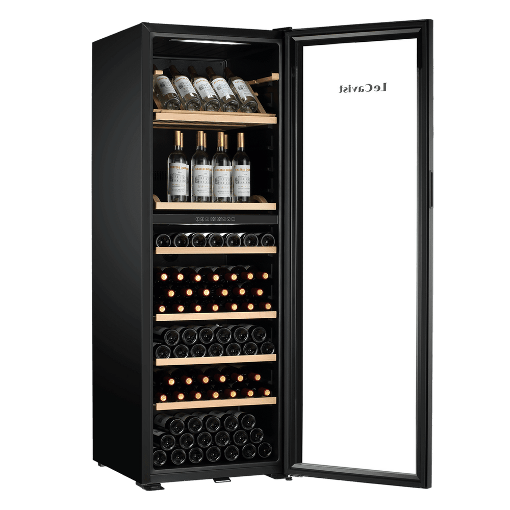 PRODUCT: LECAVIST Wine Cabinet - 268 Bottle - Dual Zone - Freestanding - Black (LJ268VN2Z) - Freestanding - LeCavist Wine Cabinets