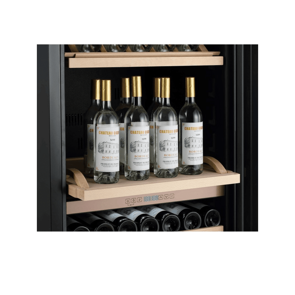 INSIDE: LECAVIST Wine Cabinet - 268 Bottle - Dual Zone - Freestanding - Black (LJ268VN2Z) - Freestanding - LeCavist Wine Cabinets