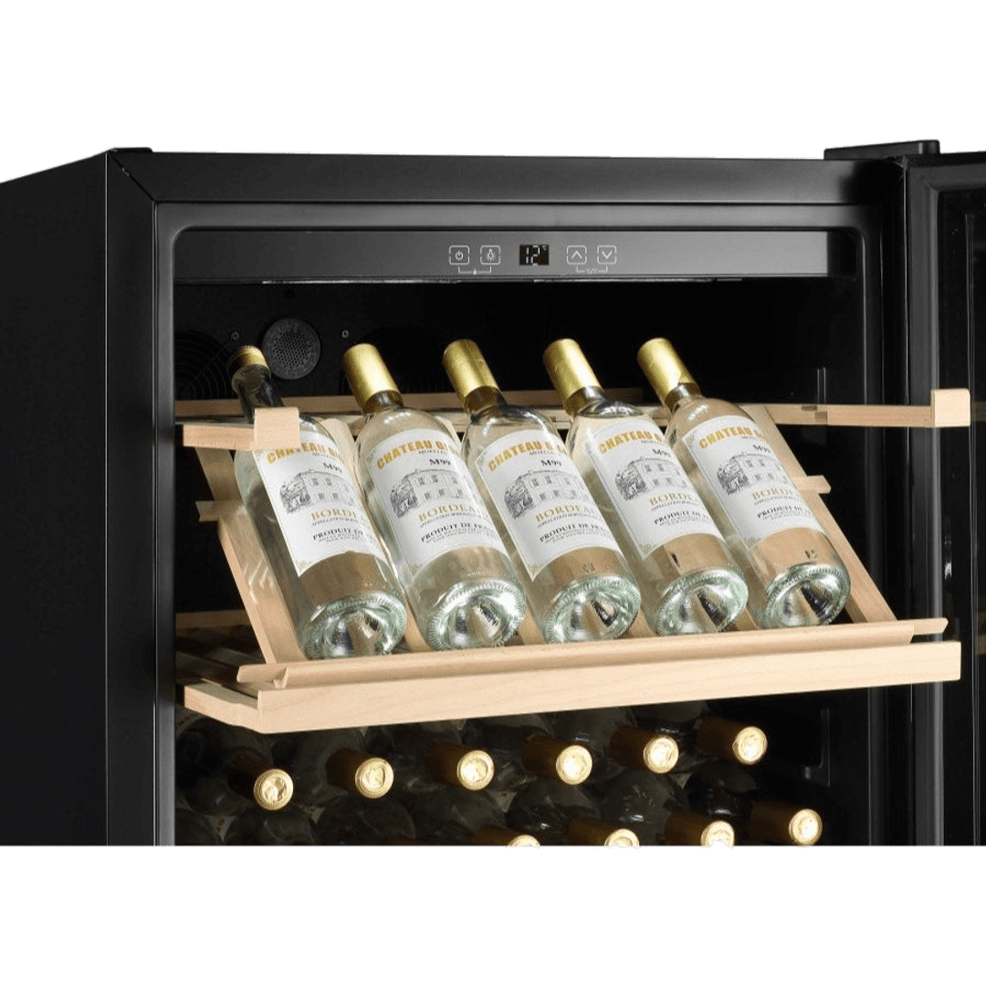 INSIDE: LECAVIST Wine Cabinet - 294 Bottle - Single Zone - Freestanding - Black (LJ294VN) PRE-ORDER - Freestanding - LeCavist Wine Cabinets