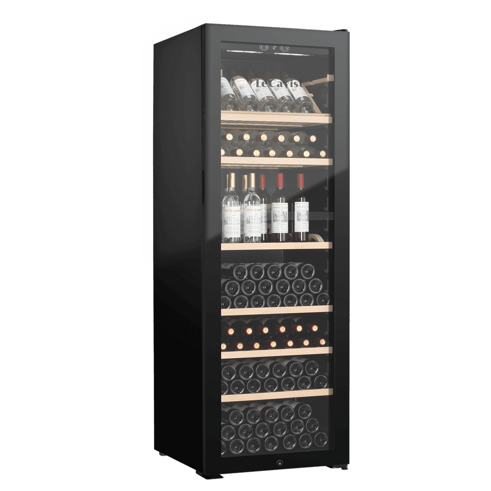 PRODUCT: LECAVIST Wine Cabinet - 294 Bottle - Single Zone - Freestanding - Black (LJ294VN) PRE-ORDER - Freestanding - LeCavist Wine Cabinets