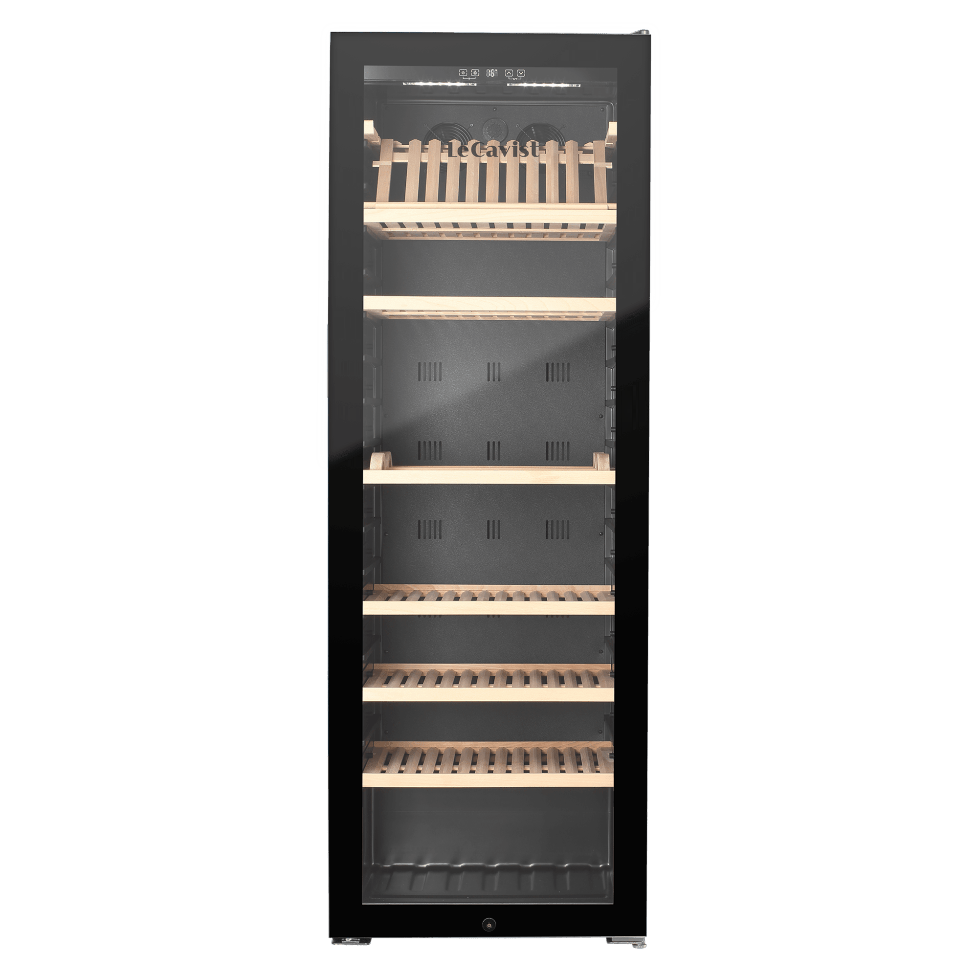 LECAVIST Wine Cabinet - 294 Bottle - Single Zone - Freestanding - Black (LJ294VN) PRE - ORDER - Freestanding - LeCavist Wine Cabinets