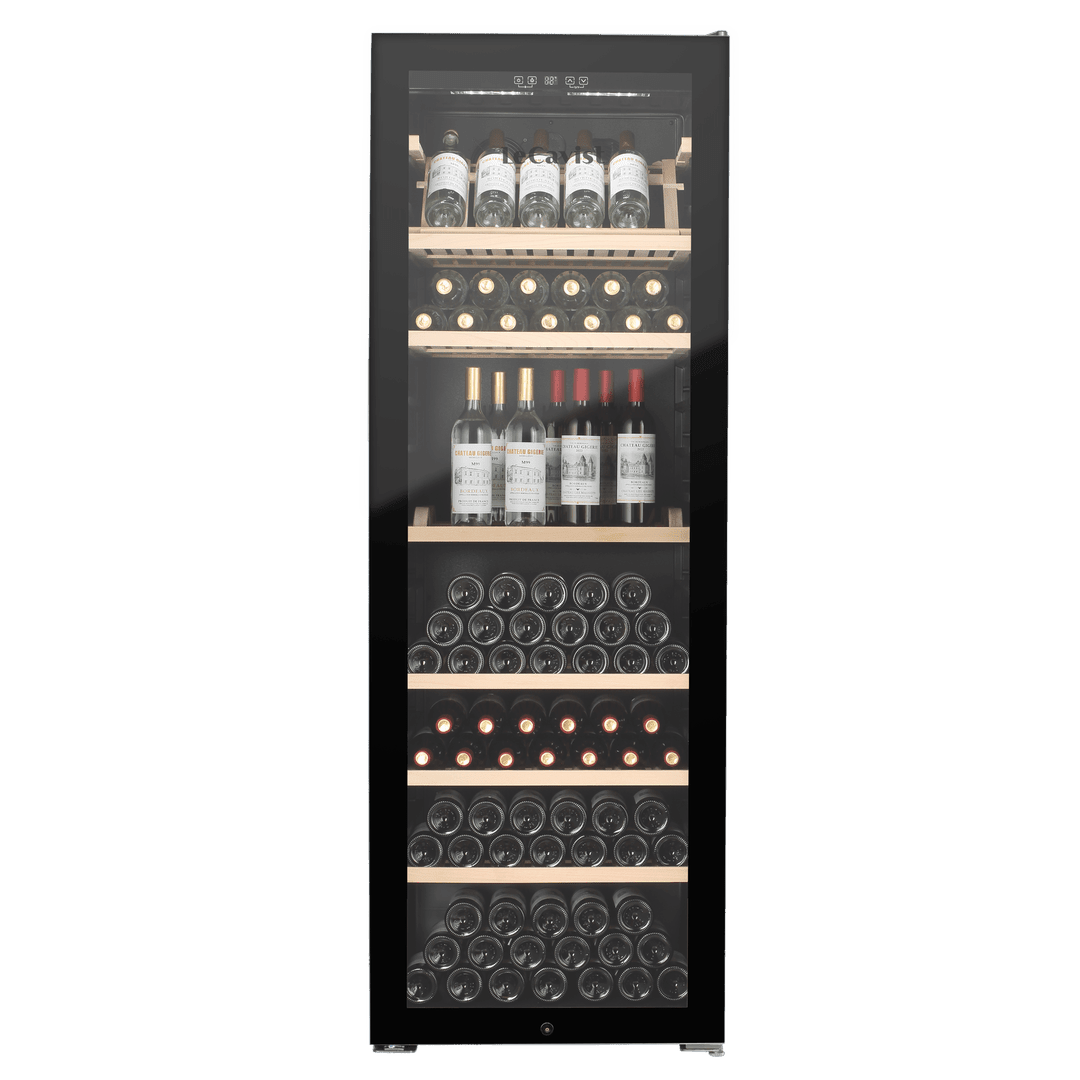PRODUCT: LECAVIST Wine Cabinet - 294 Bottle - Single Zone - Freestanding - Black (LJ294VN) PRE-ORDER - Freestanding - LeCavist Wine Cabinets