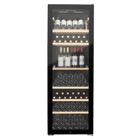 LECAVIST Wine Cabinet - 294 Bottle - Single Zone - Freestanding - Black (LJ294VN)