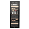 LECAVIST Wine Cabinet - 294 Bottle - Single Zone - Freestanding - Black (LJ294VN)