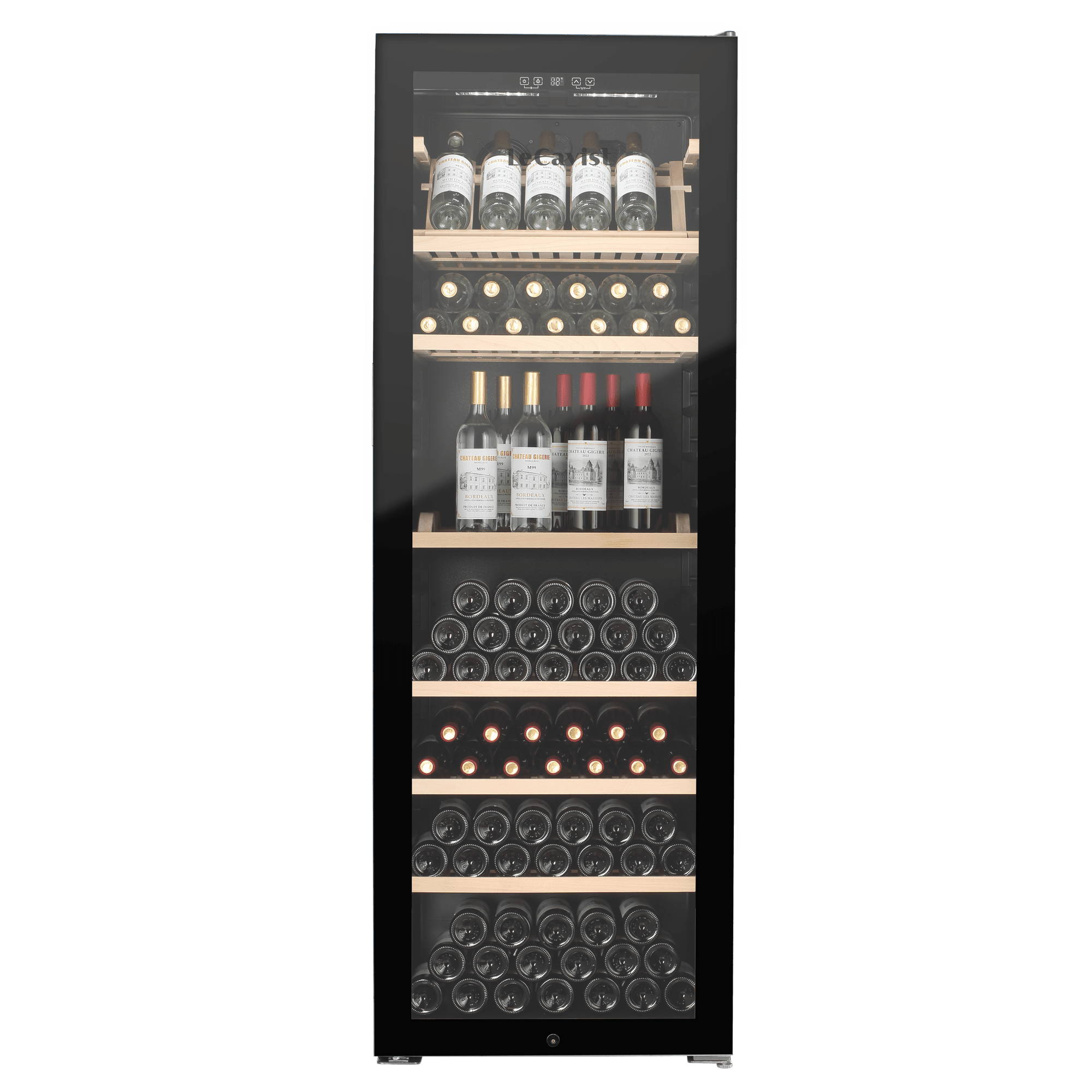 LECAVIST Wine Cabinet - 294 Bottle - Single Zone - Freestanding - Black (LJ294VN) PRE - ORDER - Freestanding - LeCavist Wine Cabinets