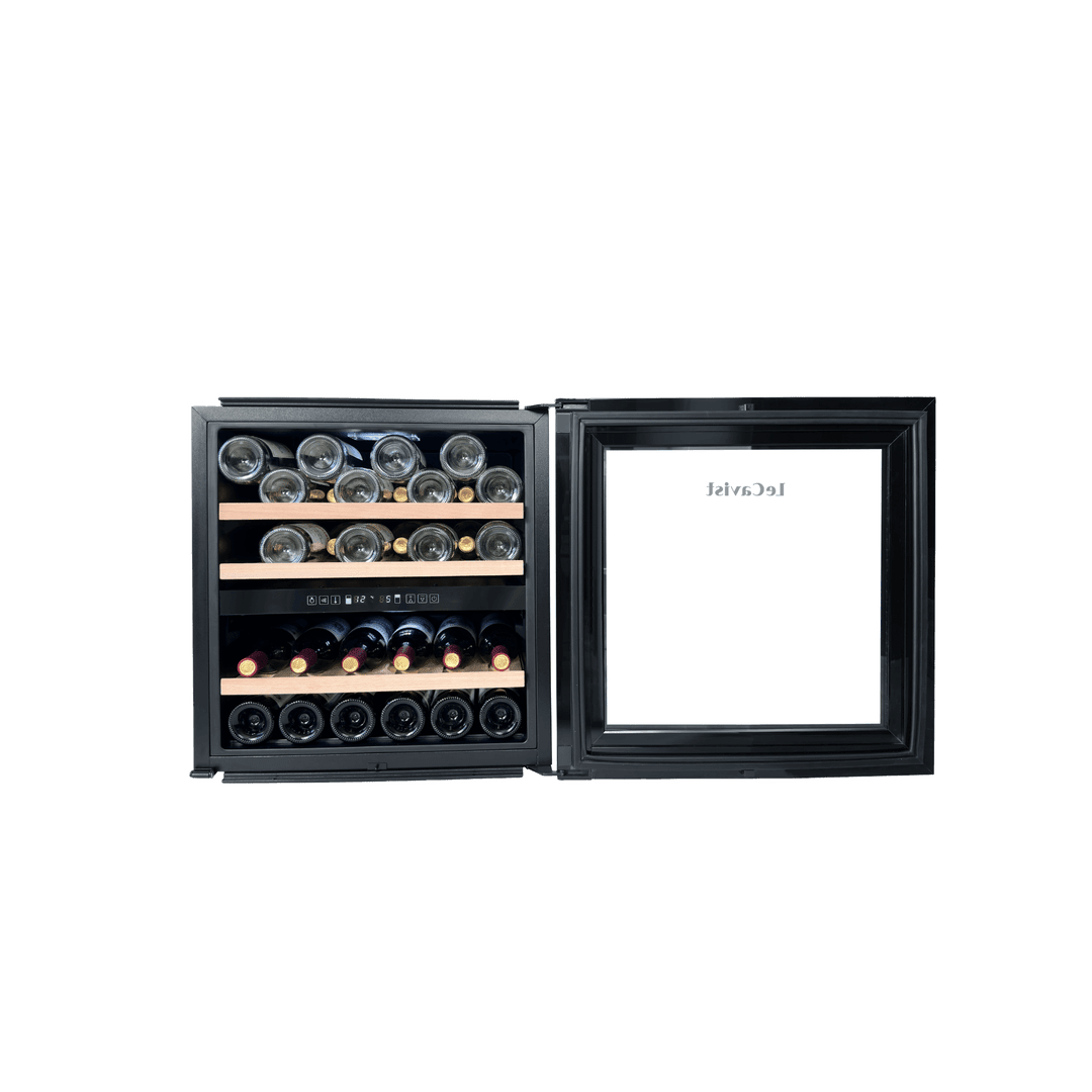 PRODUCT: LECAVIST Wine Cabinet - 36 Bottle - Dual Zone - Built-In - Black (LCS36VN2ZBI) PRE-ORDER - Built-In - LeCavist Wine Cabinets