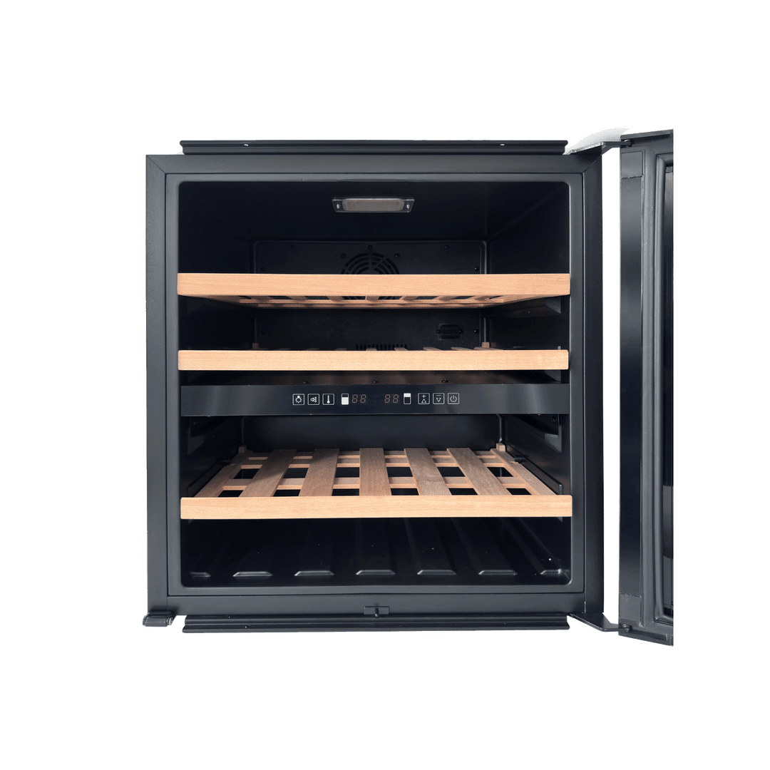 PRODUCT: LECAVIST Wine Cabinet - 36 Bottle - Dual Zone - Built-In - Black (LCS36VN2ZBI) PRE-ORDER - Built-In - LeCavist Wine Cabinets