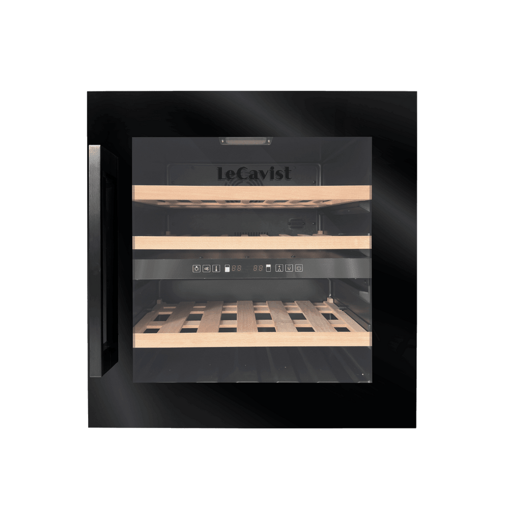 PRODUCT: LECAVIST Wine Cabinet - 36 Bottle - Dual Zone - Built-In - Black (LCS36VN2ZBI) PRE-ORDER - Built-In - LeCavist Wine Cabinets