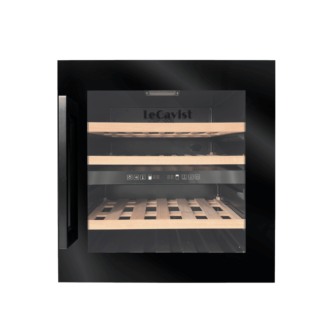 PRODUCT: LECAVIST Wine Cabinet - 36 Bottle - Dual Zone - Built-In - Black (LCS36VN2ZBI) PRE-ORDER - Built-In - LeCavist Wine Cabinets