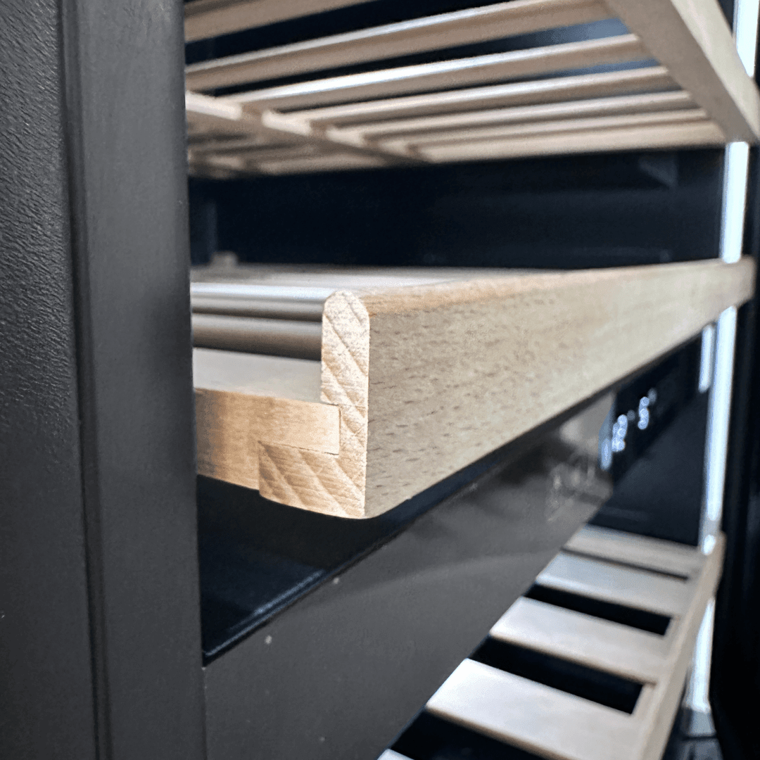DETAILS: LECAVIST Wine Cabinet - 36 Bottle - Dual Zone - Built-In - Black (LCS36VN2ZBI) PRE-ORDER - Built-In - LeCavist Wine Cabinets