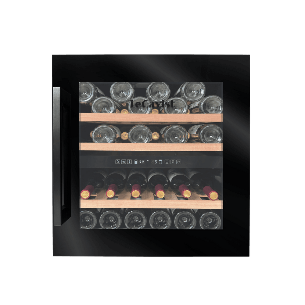 PRODUCT: LECAVIST Wine Cabinet - 36 Bottle - Dual Zone - Built-In - Black (LCS36VN2ZBI) PRE-ORDER - Built-In - LeCavist Wine Cabinets