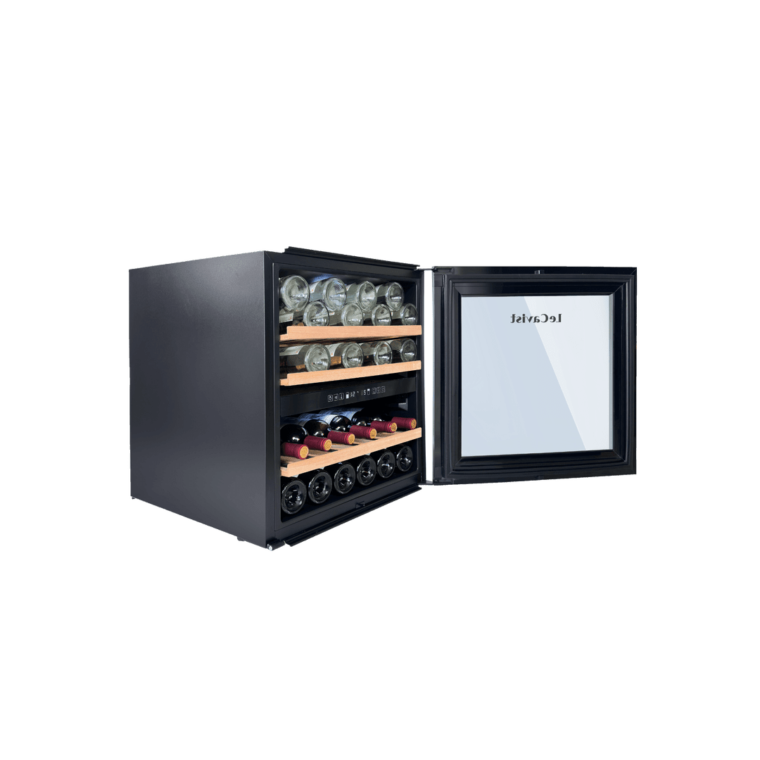 PRODUCT: LECAVIST Wine Cabinet - 36 Bottle - Dual Zone - Built-In - Black (LCS36VN2ZBI) PRE-ORDER - Built-In - LeCavist Wine Cabinets