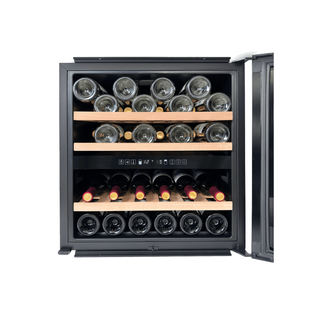 PRODUCT: LECAVIST Wine Cabinet - 36 Bottle - Dual Zone - Built-In - Black (LCS36VN2ZBI) PRE-ORDER - Built-In - LeCavist Wine Cabinets