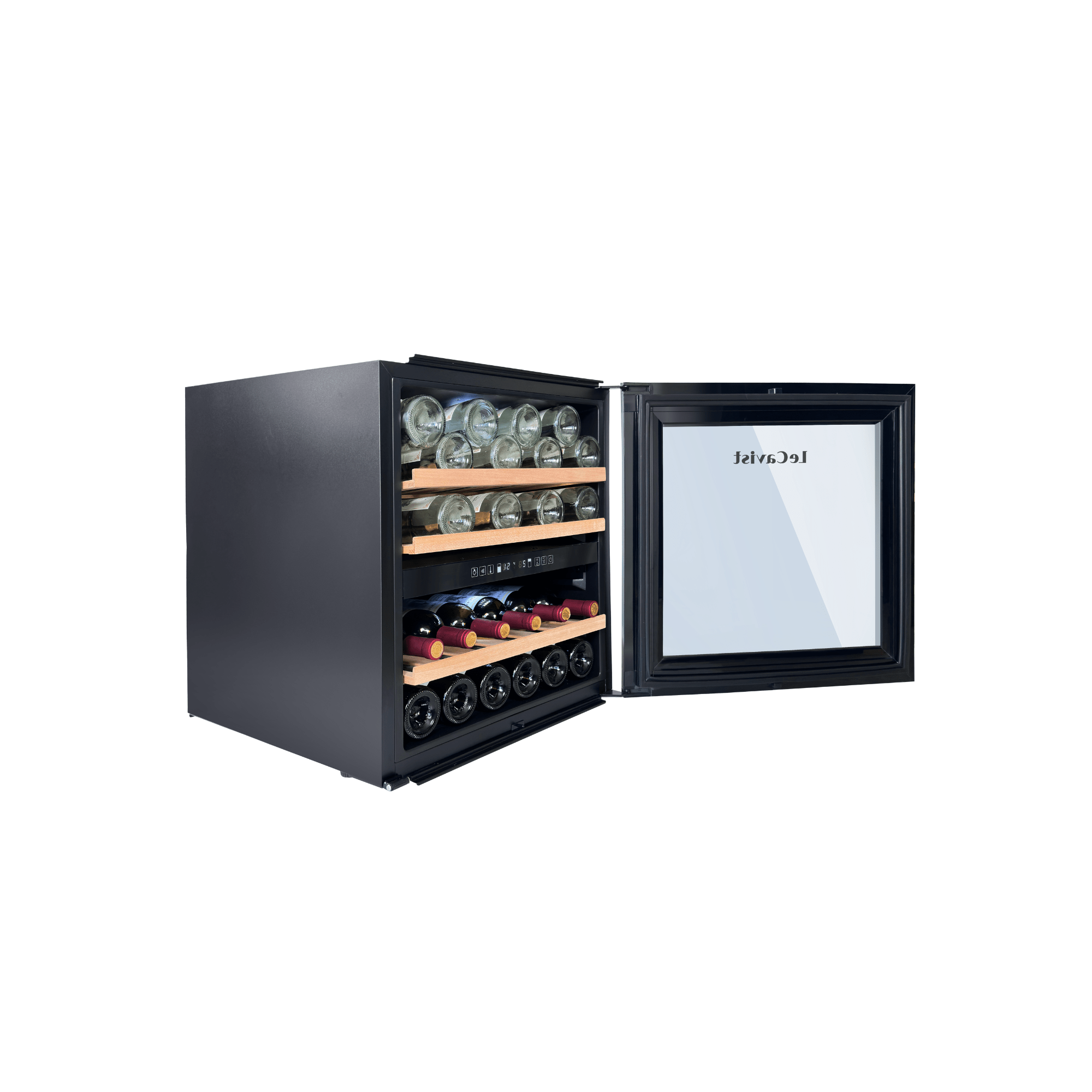 LECAVIST Wine Cabinet - 36 Bottle - Dual Zone - Built - In - Black (LCS36VN2ZBI) PRE - ORDER - LeCavist NZ